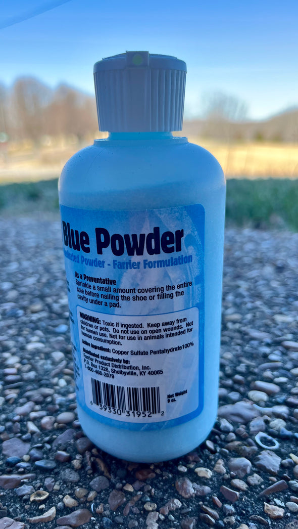 Allen's Blue Powder Copper Sulphate Hoof Thrush Treatment 9oz