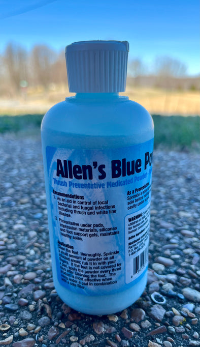 Allen's Blue Powder Copper Sulphate Hoof Thrush Treatment 9oz