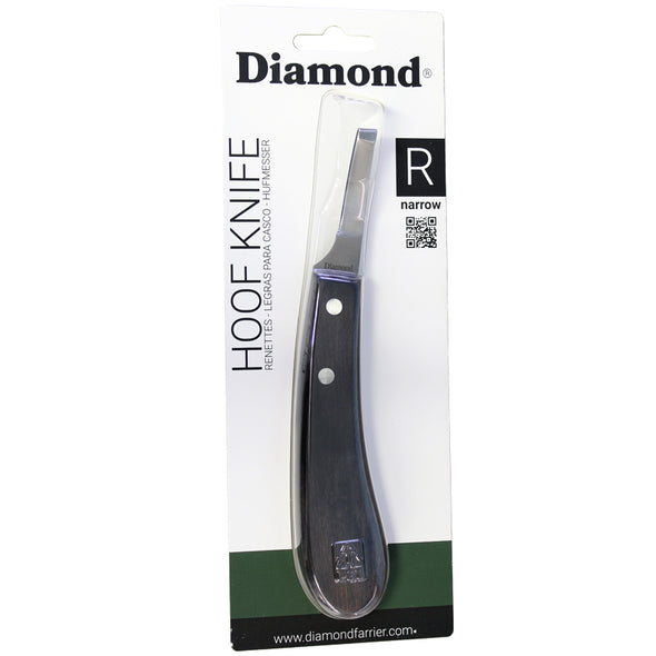 Diamond Narrow Blade Hoof Knife - Right Hand And Left Hand Narrow Blade Hoof Knife