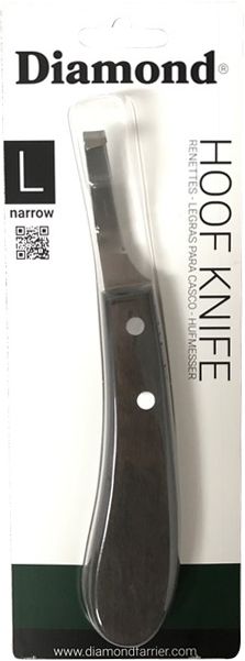 Diamond Narrow Blade Hoof Knife - Right Hand