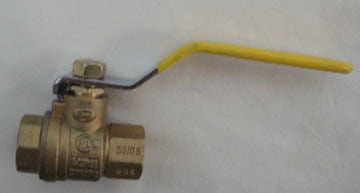 NC Ball Valve/Connects Hose to Forge