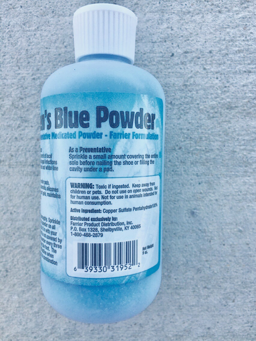 Allen Powder Allen's Blue Powder 9oz | – Tennessee Farrier Supply