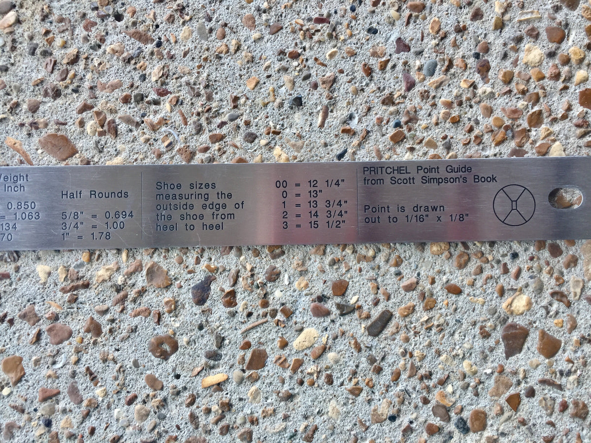 Furrow Ruler W-Brand Farrier Ruler - farrier tools | Tennessee Farrier Supply